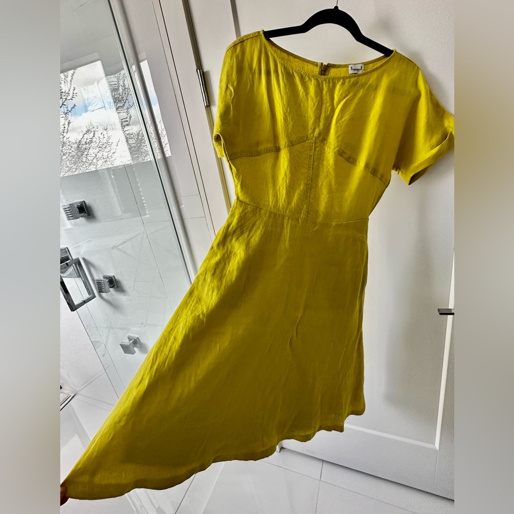 Designer Adolfo Dominguez linen dress